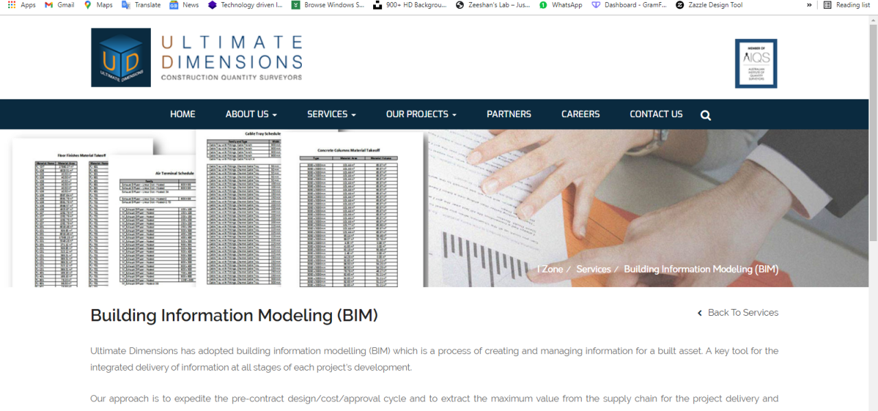 Building info Modelling (BIM)