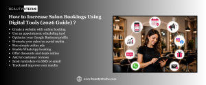 Increase Salon Bookings Using Digital Tools